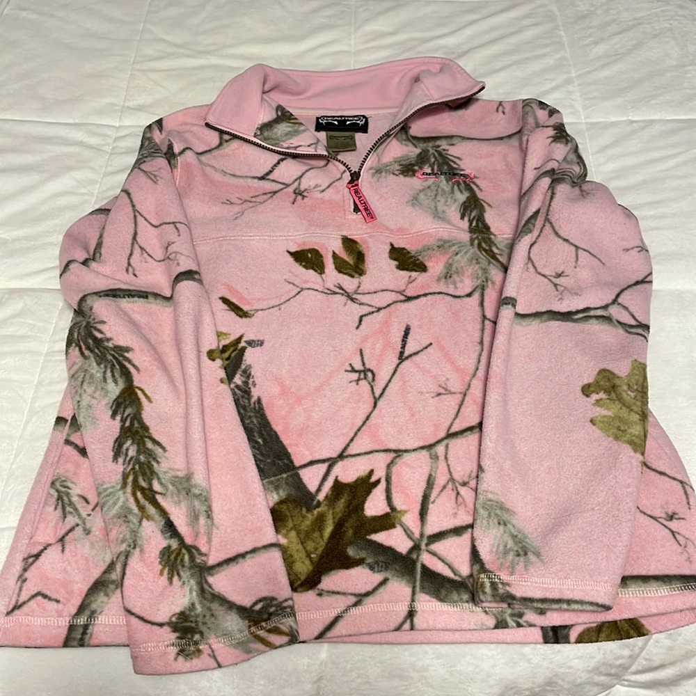 real tree fleece zip